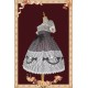 Infanta Sweet Poodle Applique One Piece(2 Colours)